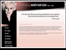 Tablet Screenshot of marykaytribute.com